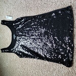 NWT Old Navy sequined tank top, size L
